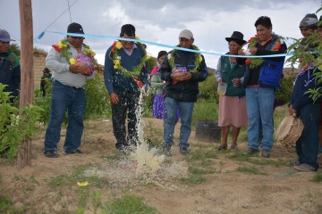 37 familias de Murifaya se benefician con mejoramiento de huertos