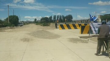Alcaldía: Habrá reposición de daños a cargo de la empresa en el pavimento rígido de Culpina