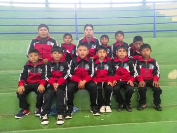 Arpaja Alta de Villa Charcas es campeón departamental en voleibol niños