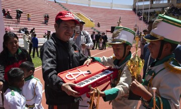 “Barrientistas” suben a lo más alto del podio en concurso de bandas