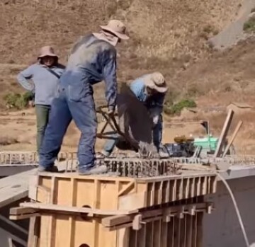 Construcción del puente San Martín-Kutani tiene un avance del 67%