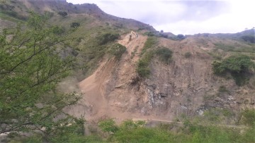 Corte en el camino a Santa Elena durará de dos a tres semanas