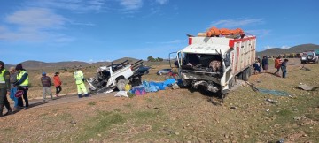 Cuatro muertos en una colisión frontal en la carretera Camargo-Potosí