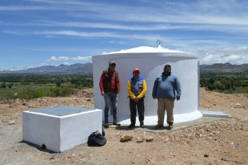 Culpina: Construyen cuatro tanques para almacenar agua potable