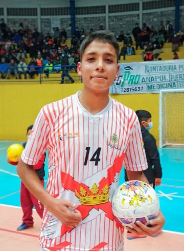 Diego Alejandro Camacho Villalpando, de sangre culpineña, en la selección de Chuquisaca