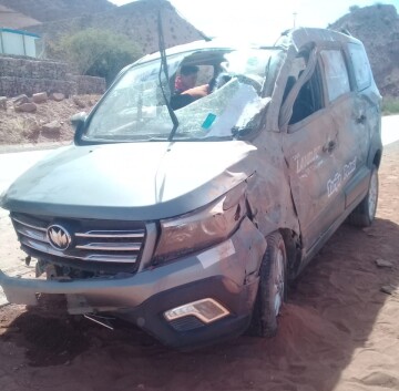 Dos accidentes en la carretera Camargo-Tarija dejan siete personas heridas