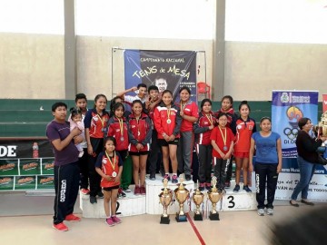 En Camargo niños y jóvenes se apasionan por el tenis de mesa