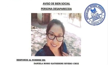 Encuentran el cuerpo de Katty después de 100 días de desaparecida