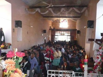 Feligreses celebran a su Santo Patrono el Señor de Quisquira