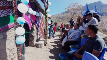 Inauguran sistema de agua potable en la comunidad de Pirhuani