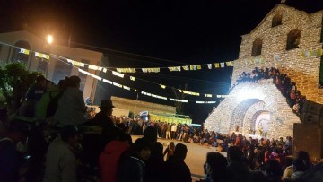 Incahuaseños se preparan con novena para la festividad de Rosario