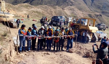 Incahuasi: Construcción de 25 kilómetros de camino inicia con Bs 200.000