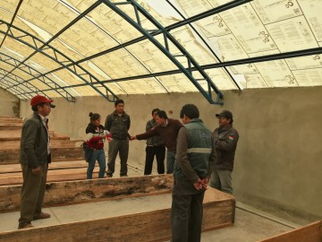 INIAF Y Alcaldía inspeccionan centro de acopio de semilla de papa