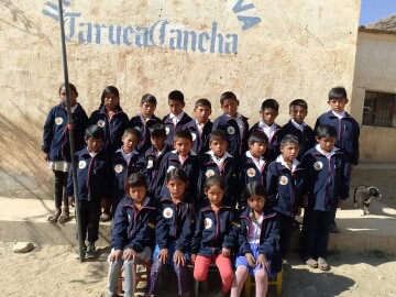 La solidaridad hace felices a los alumnos de Taruca Cancha