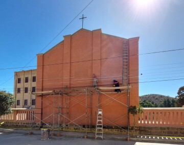 Se pinta el templo Señor de Pilaya de Culpina, pero se requiere colaboración