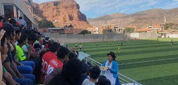 Partido histórico para el fútbol de Camargo