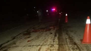 Peatón muere arrollado cerca de Camargo y el conductor se dio a la fuga