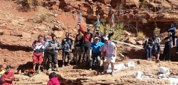 Por primera vez se corrió una prueba de descenso DownHill en Malcastaca