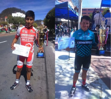 Rengifo y Aguilar lograron el segundo lugar en ciclismo nacional