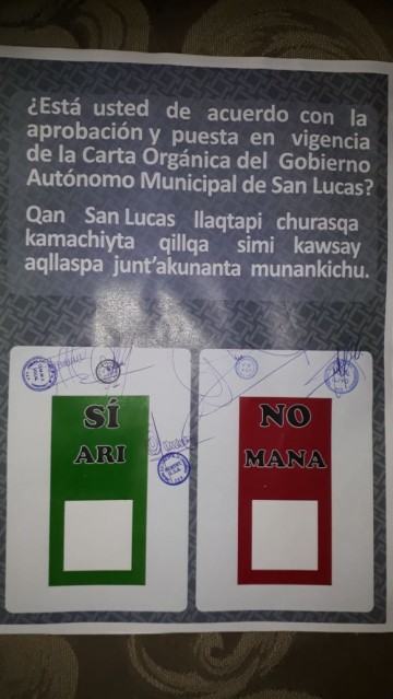 Sanluqueños tienen siete días para registrarse con miras al referéndum