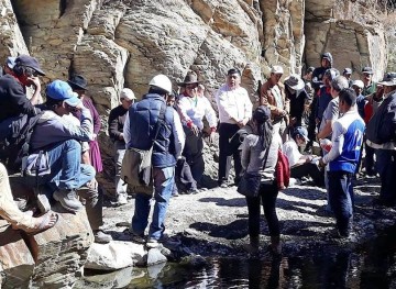 Sistema de riego de Achuma se construirá en algo más de un año