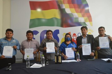 Tres municipios reciben casi Bs 9 millones del FPS para enlosetar calles