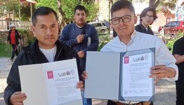 Una delegaci&oacute;n de personas de Univalle visita Villa Abecia