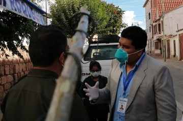 Vecinos de Culpina esperan resultado de análisis de sospechoso de coronavirus