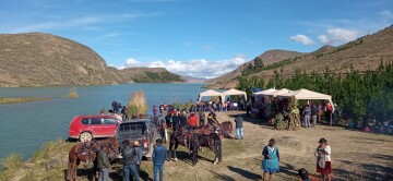 Villa Charcas lanzó la 3° Fexavich desde la represa de Yana Khaka