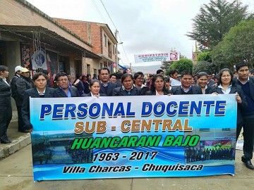 Villa Charcas prioriza riego tecnificado en su octavo aniversario