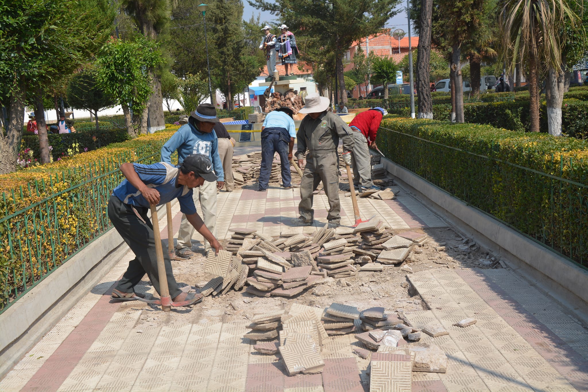 Alcaldía de San Lucas restituye “kiosco” en proyecto de la Plaza Trigo Arce