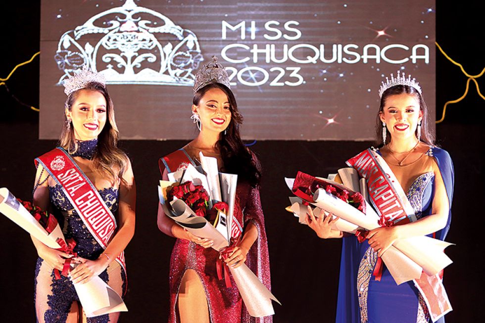 Alejandra Torres, de Villa Abecia, se corona como la Miss Chuquisaca 2023