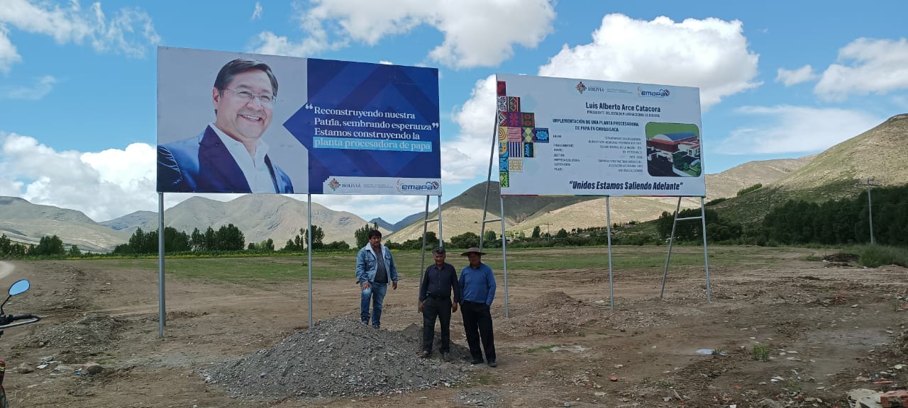 Corre el plazo de 500 días para construir la planta procesadora de papa en Incahuasi