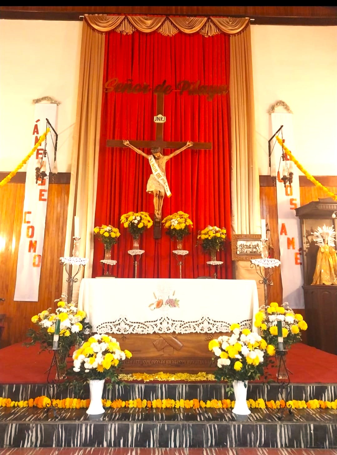 Culpineños en Tarija trabajan por mejorar el Templo Señor de Pilaya Culpineños en Tarija trabajan por mejorar el Templo Señor de Pilaya