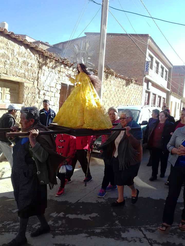 Devotos de Culpina veneran a la Virgen de Chaguaya en su mismo pueblo