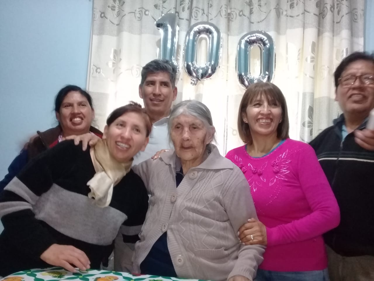 Doña Lía, de Culpina, cumplió 100 años con la ilusión de volver a su tierra