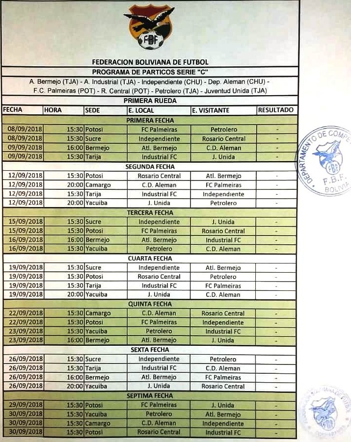 El club Alemán de Sucre jugará la Copa Simón Bolívar en Camargo 