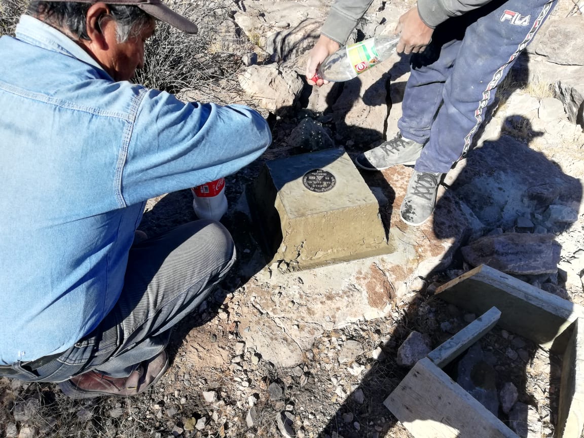 Estudio de carretera Saladillo-Villa Charcas se aboca al colocado de puntos geodésicos