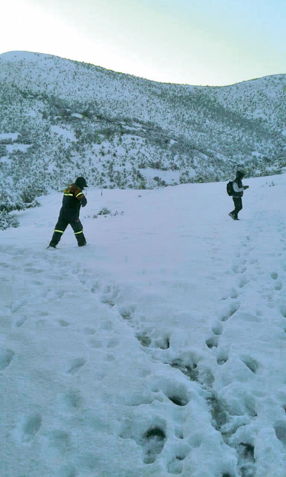 Hombre de 75 años muere por la nevada en Tabla Cruz de Camargo