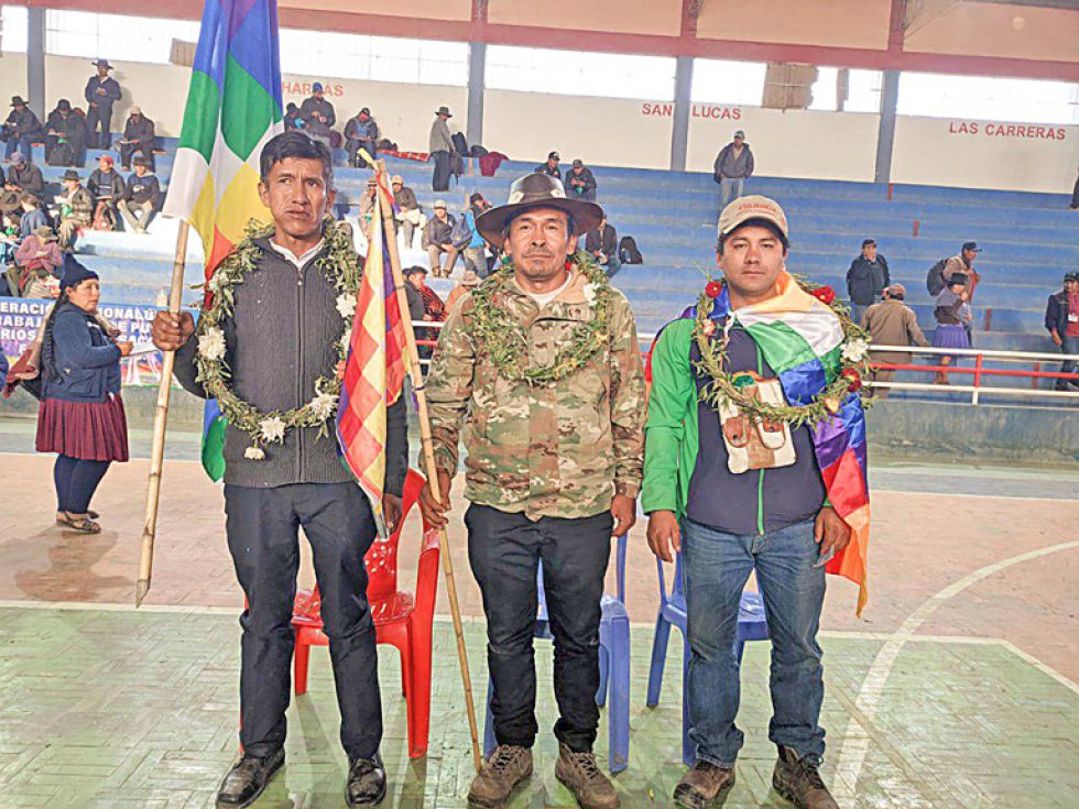 Jaime Rivera, de los Cintis, es el primer ejecutivo de la nueva federación de Campesino de Chuquisaca