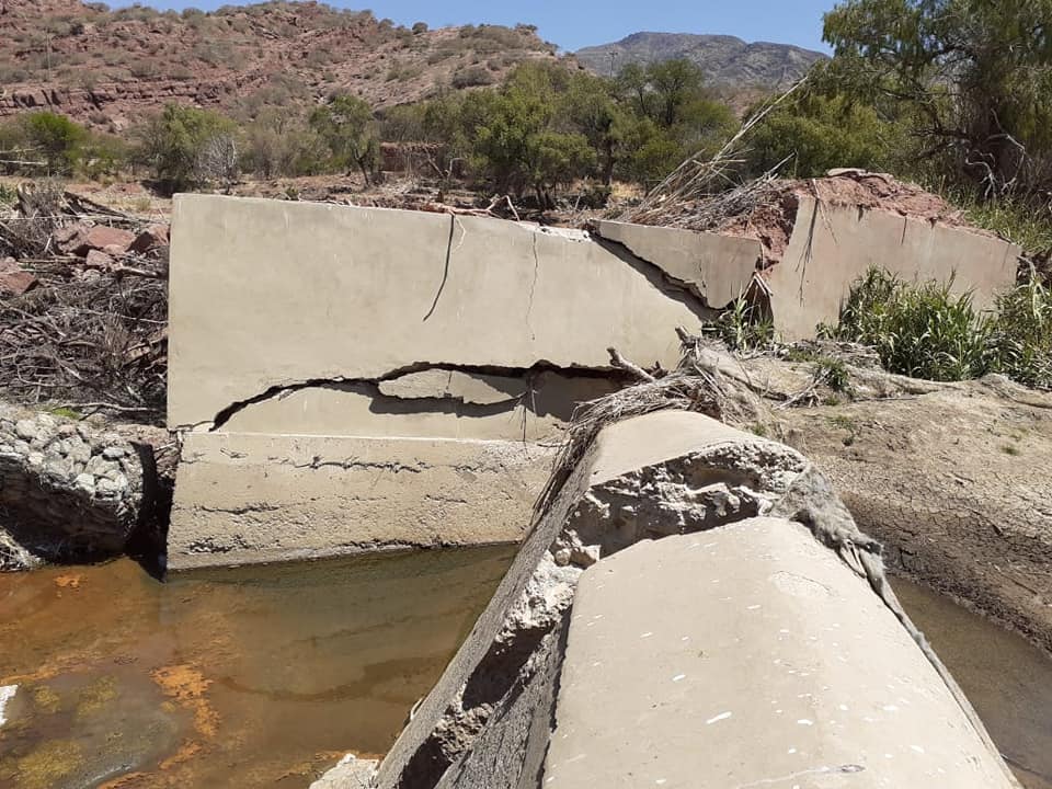 La Gobernación compromete refacción de tomas de agua en Lime