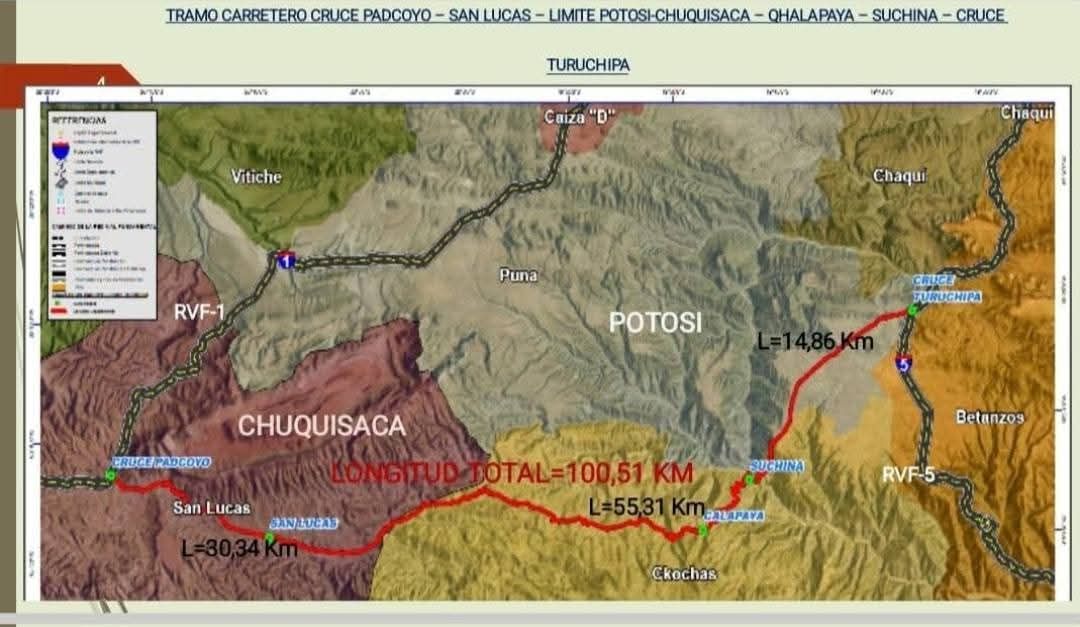 Los Cintis espera promulgación de la ley para el tramo Cruce Padcoyo-Cruce Turuchipa