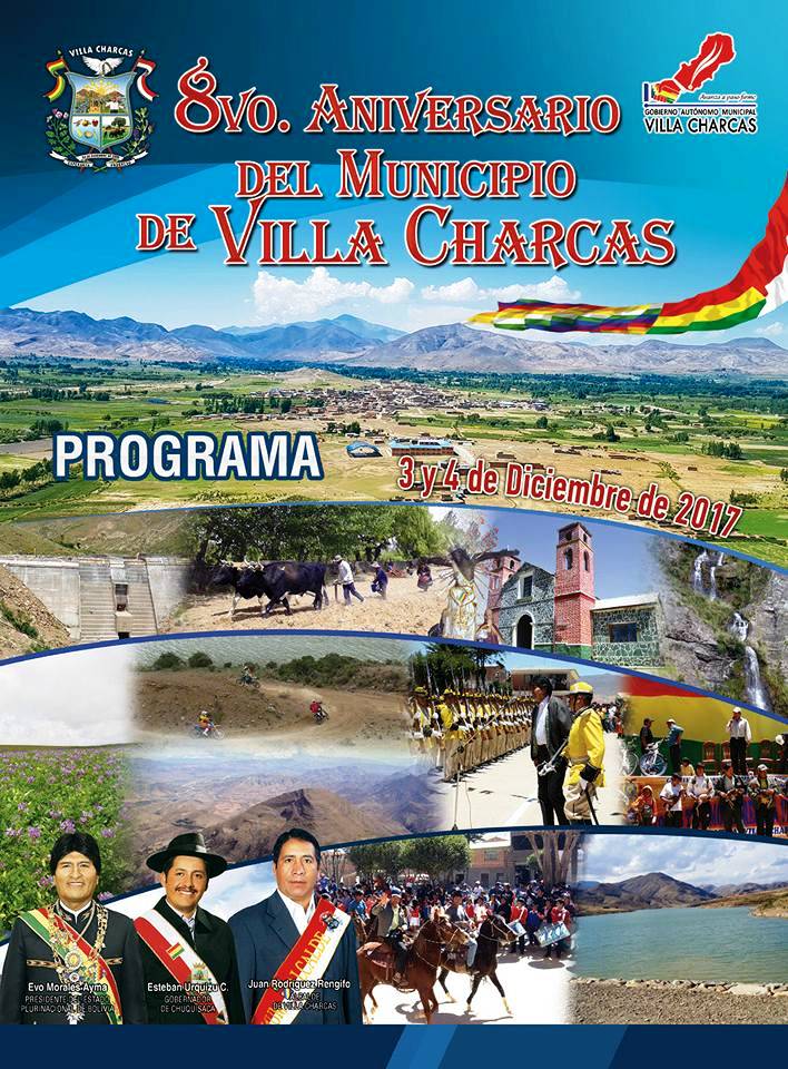 Mañana arranca la celebración del octavo aniversario de Villa Charcas