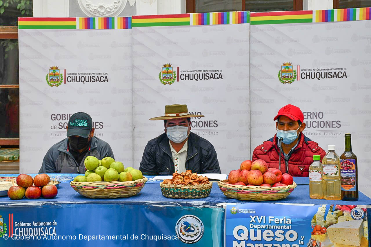 Más de 20 productores de queso y manzana de los Cintis participarán de la feria en Sucre