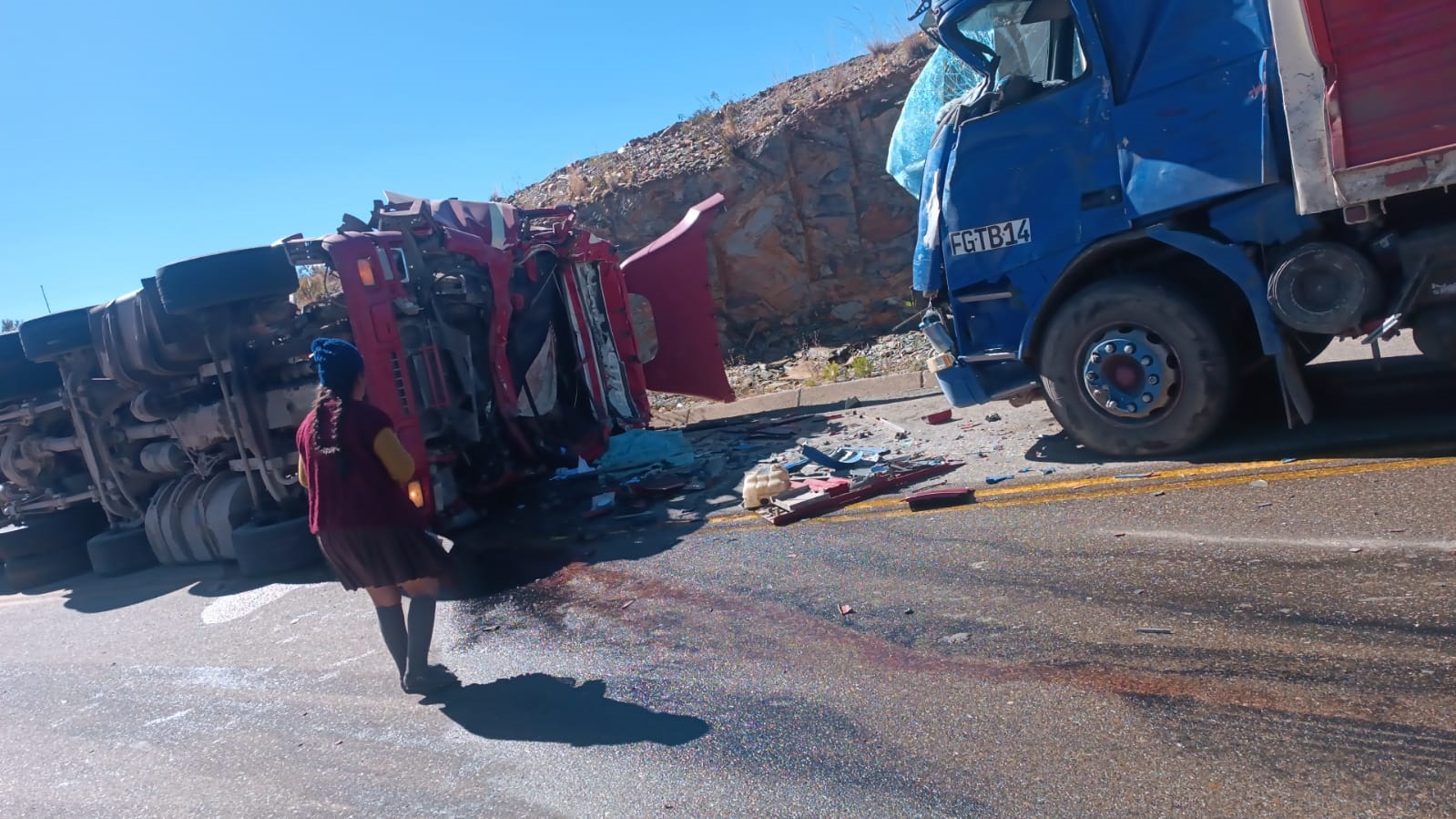 Muere conductor de tr&aacute;iler en una colisi&oacute;n en la carretera Camargo-Potos&iacute;
