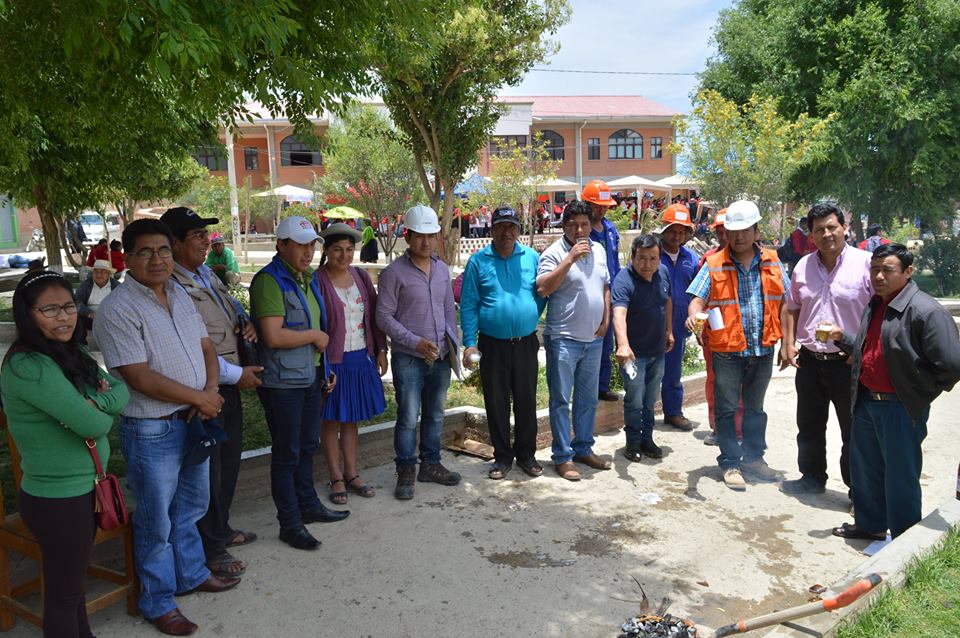 Plaza 20 de Diciembre de Culpina se concluirá después de seis años