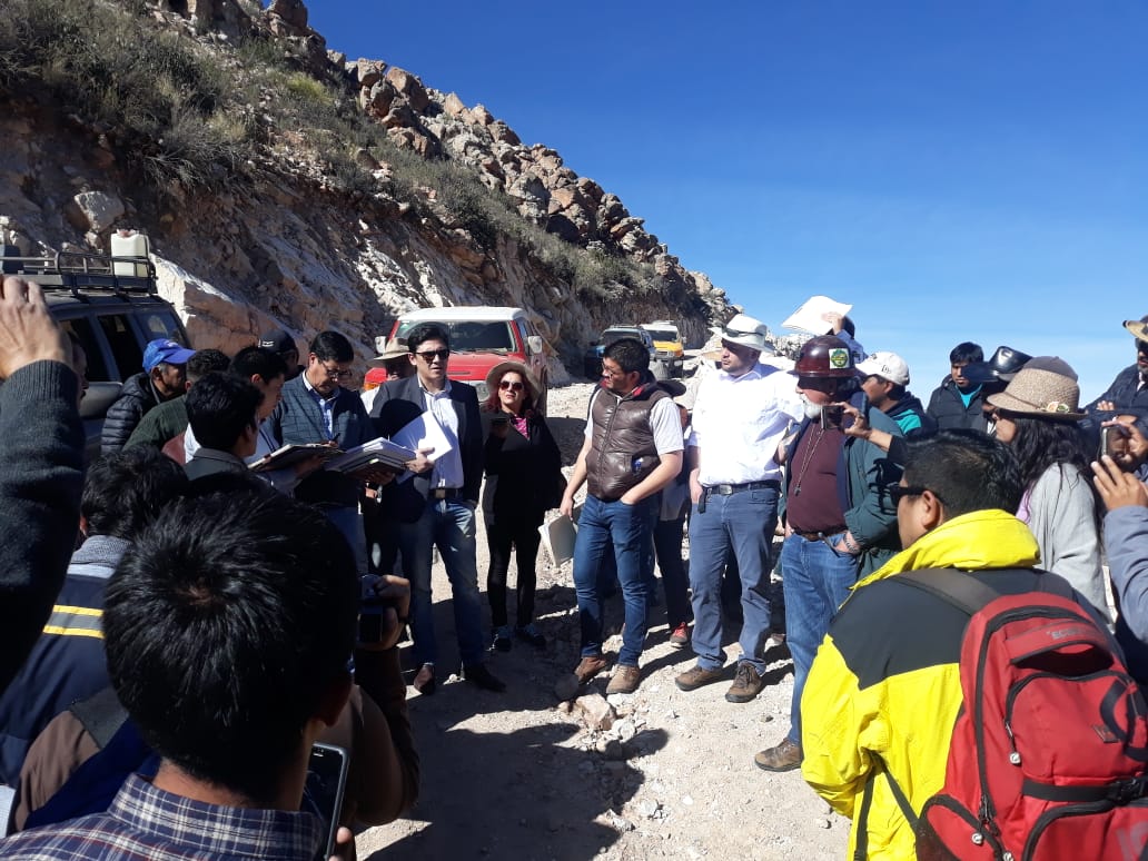 Sala Constitucional inspección explotación minera en Charpaxi