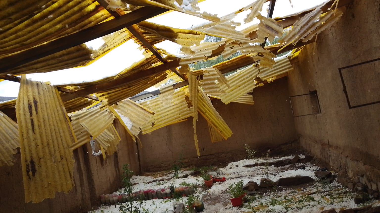 Septiembre: Tercera granizada que cae en el municipio de San Lucas Septiembre: Tercera granizada que cae en el municipio de San Lucas