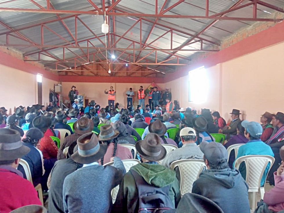 Sinchi Wayra formaliza propuesta de ingenio minero en reunión con sanluqueños Sinchi Wayra formaliza propuesta de ingenio minero en reunión con sanluqueños